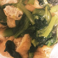 mipunya's cooksnap of when they made 小松菜と油揚げの煮浸し.