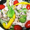 ユーロン's cooksnap of when they made ダイエットにも♪豚肉の粒マスタードあえ.