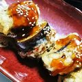 パーカシャー's cooksnap of when they made ナスの＊ひき肉はさみ揚げ.