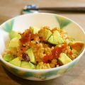 ✳︎izumi✳︎'s cooksnap of when they made アボカド納豆with福神漬け.
