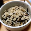 menco912's cooksnap of when they made ひじきの炊き込みご飯.