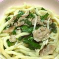 ドゥナ's cooksnap of when they made 味覇で焼きうどん.