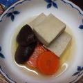 rikihaha's cooksnap of when they made だしが染み染み 高野豆腐の煮物.