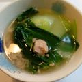 どんぐり☆彡's cooksnap of when they made チンゲン菜とツナのスープ.