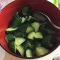 YorozUta's cooksnap of when they made 酸味がくせになる！ポリポリきゅうり.