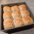 みずほのまま's cooksnap of when they made 黒ごまさつまいも★ちぎりパン（HB生地）.