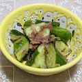 ゆけり３兄弟's cooksnap of when they made 簡単♪　きゅうりの梅おかか和え.