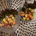 yesmama's cooksnap of when they made さつま芋とお豆の腸活アイオリサラダ.