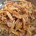 まめたん's cooksnap of when they made 牛肉とごぼうと人参のしぐれ煮。お弁当にも.