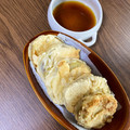 fujiaya126's cooksnap of when they made かぼちゃとさつまいもの天ぷら.