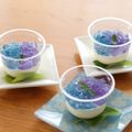 シナモンミルクティー's cooksnap of when they made 紫陽花ゼリーとパンナコッタ.