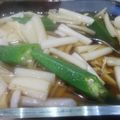 Syazwani Najib's cooksnap of when they made オクラと湯葉のデパ地下風お浸しサラダ.