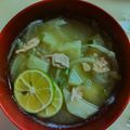 白いぐれーぷ's cooksnap of when they made ✨味噌汁にもすだち✨.
