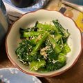 こうせい(=ﾟωﾟ)ﾉ's cooksnap of when they made 簡単☆小松菜とじゃこのポン酢和え.