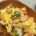 ぱにぱる's cooksnap of when they made ブロッコリーとウインナーの卵炒め.