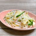 のんべぇヒロ's cooksnap of when they made うちの味☆メンマと春雨で♪白い春雨サラダ.
