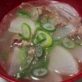 ヨシヨッシー's cooksnap of when they made 大根と牛肉のスープ.