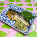 まこさんど's cooksnap of when they made 鯖の塩焼きを大根おろしと胡瓜で♪.