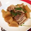 桃色♡'s cooksnap of when they made 圧力鍋☆豚バラと大根の煮物.