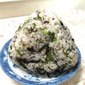☆あいちゃん's cooksnap of when they made 簡単！美味しい！！ゆかり昆布おにぎり.