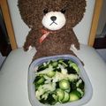 ミーちゃん姉妹のれ's cooksnap of when they made きゅうりとセロリの酢物.