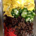 さーんたさん's cooksnap of when they made 夏！オクラのせ鶏そぼろ丼♪.