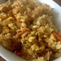 PhJ's cooksnap of when they made 簡単！鍋を振らずに絶品パラパラカレー炒飯.