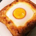 クックWB85OC☆'s cooksnap of when they made 焼肉目玉焼きトースト.