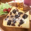 S＊mama♡'s cooksnap of when they made 胡麻×チョコの塩ミルキートースト.