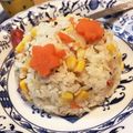 ハルモミ's cooksnap of when they made 簡単ランチに！炊き込まない！エビピラフ♡.