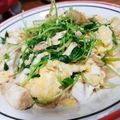 なつぞう姫's cooksnap of when they made シャキシャキ豆苗と豆腐のふんわり卵炒め.