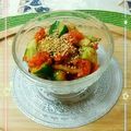 sakuraロゼット's cooksnap of when they made 簡単！市販キムチの残りでキムチきゅうり！.