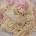 クックWMSBA8☆'s cooksnap of when they made 牛乳で！春キャベツの生ハムクリームパスタ.