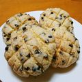 ☆meg☆milk☆'s cooksnap of when they made HBで簡単♡みんな大好きメロンパン2種.