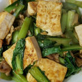 クックXZZ6G4☆'s cooksnap of when they made 小松菜が旨い！豆腐の牡蠣油炒め。.