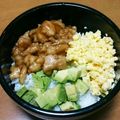Sio★'s cooksnap of when they made アボカドと鶏照り焼き✿マヨネーズ丼.