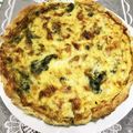 ナッツクック's cooksnap of when they made 簡単！ベーコンとほうれん草のキッシュ.