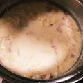 koroacha's cooksnap of when they made 白菜とベーコンの豆乳スープ.