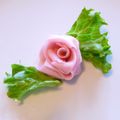totoha's cooksnap of when they made 薔薇な魚肉ソーセージ・*:・(人´∀｀).