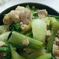 やゆみ's cooksnap of when they made チンゲン菜と豚バラの中華炒め≦ФωФ≧.
