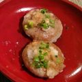 ヤング's cooksnap of when they made TVでやってた花粉症対策えびレンコン焼き.