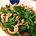 chiaki6118's cooksnap of when they made ｲｶの一夜干しとﾆﾗのｵｲｽﾀｰ炒め♪.