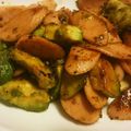 marukumama's cooksnap of when they made 魚肉ソーセージとアボカドの黒胡椒まみれ♡.