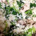 エミプゥ〜's cooksnap of when they made ほうれん草と豚バラの、ガーリックバター飯.