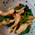 まんまるこころ's cooksnap of when they made ほうれん草とささみの辛子醤油和え❤.