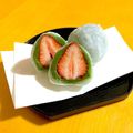 よっこ's cooksnap of when they made いちご大福♡抹茶あん.