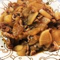 ぱぴこ32's cooksnap of when they made 大根と豚バラの甘辛炒め煮♪.