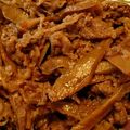 カリーマ's cooksnap of when they made 牛肉とごぼうの甘辛炒め.