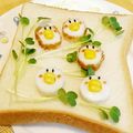 り～たん。's cooksnap of when they made トーストアート　ちくわ鳥.