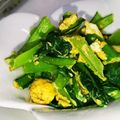 なないろの雪's cooksnap of when they made 弁当おかず 小松菜炒り玉子に粉フリフリ.